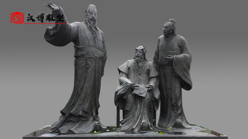 古代人物雕像_大型雕像_秦始皇雕塑_歷史名人雕像_人物雕像訂制