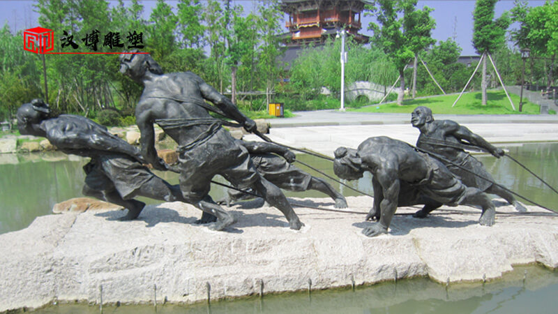《纖夫》