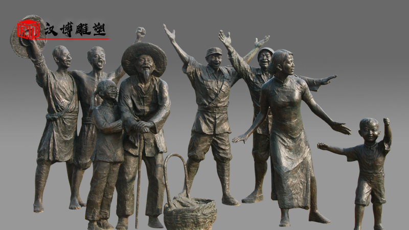 鑄銅雕像_訂制軍人雕像_大型銅雕_人物雕像_雕像訂制