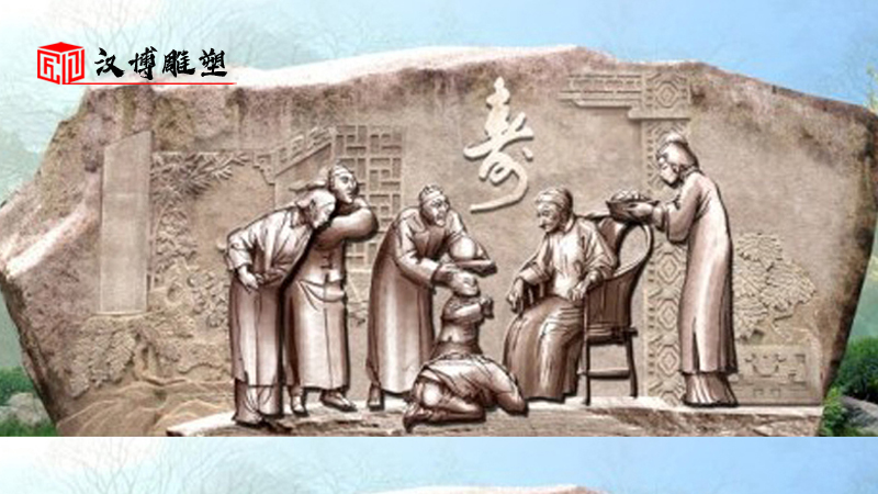 羊羔跪乳雕塑_感恩鑄銅雕塑_核心價值觀雕塑_大型景觀雕塑_孝文化雕塑