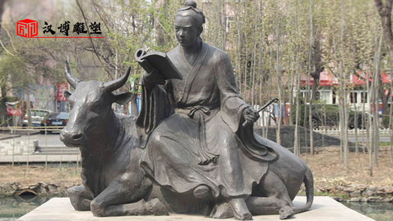 成語典故主題雕塑，中華經典文化傳承