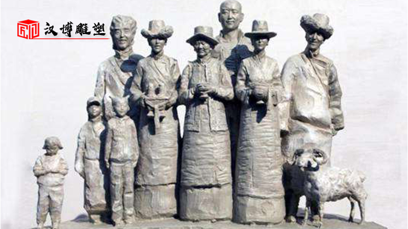 獨居特色的藏族主題文化雕塑展覽欣賞 